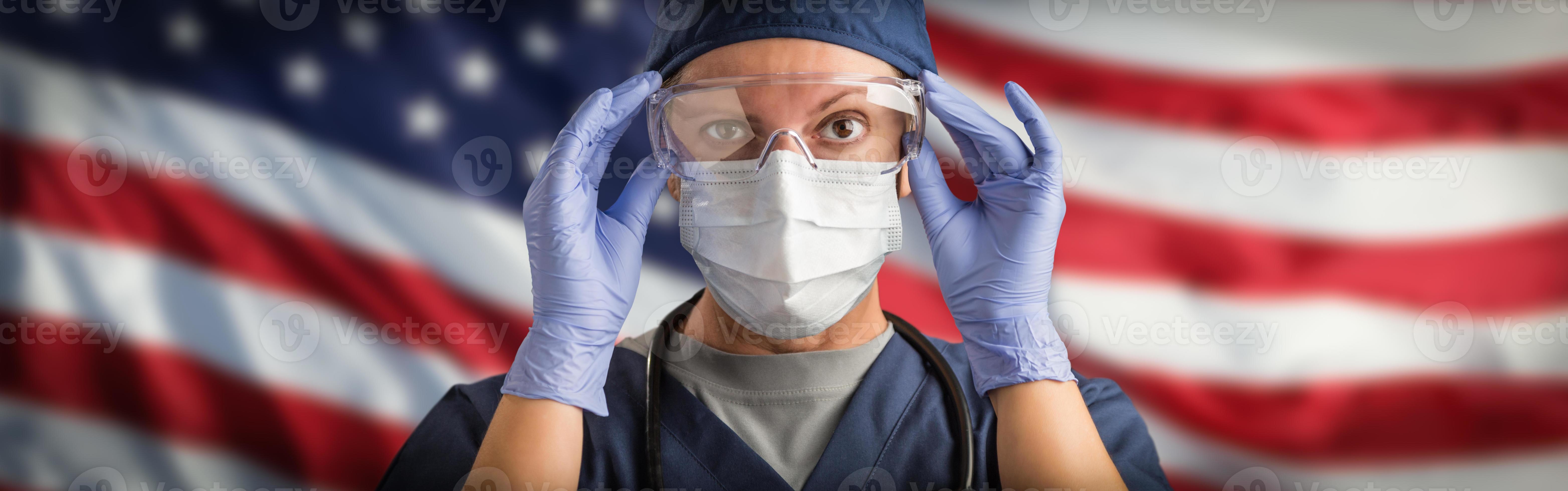 Doctor or Nurse Wearing Medical Personal Protective Equipment Against ...