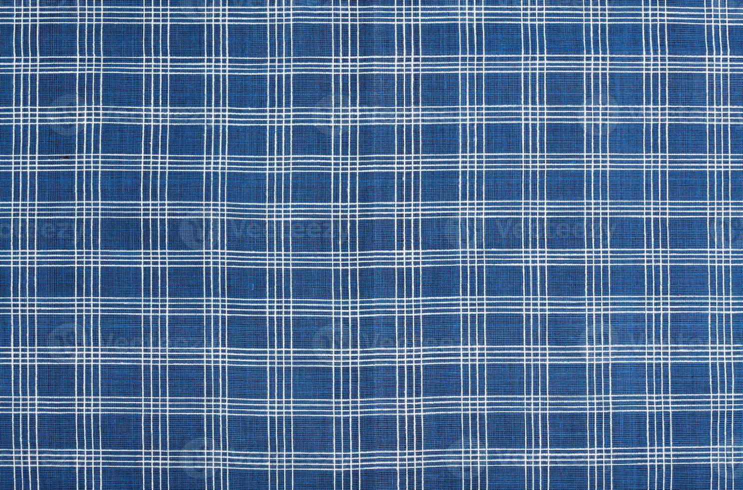 Cotton Blue and White Striped Background with Vignette photo
