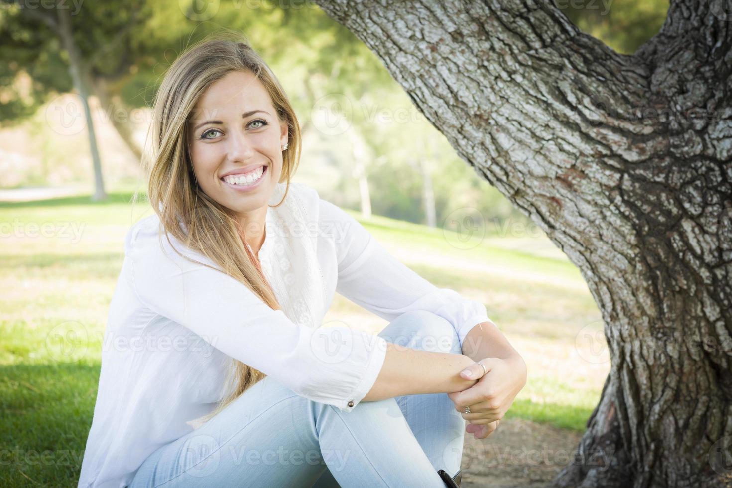 Portrait of a Beautiful Young Woman photo