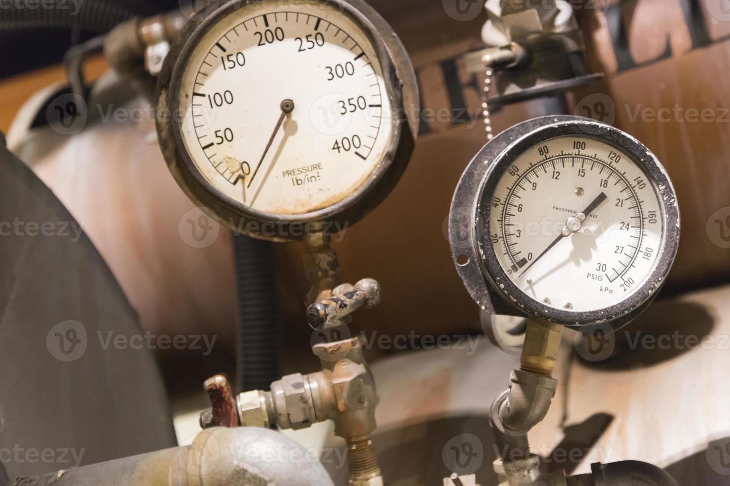 Vintage Pressure Gauges Abstract photo
