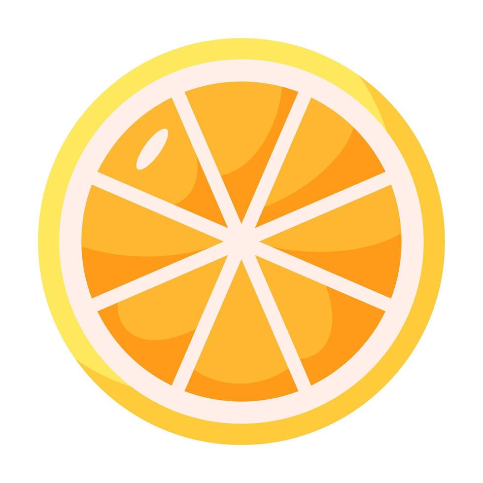 Lemon cutaway brochure element design. Yellow colored citrus fruit ...