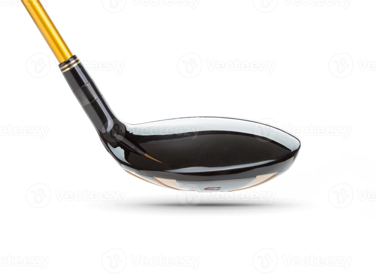 Back of Fairway Wood Golf Club on White Background photo