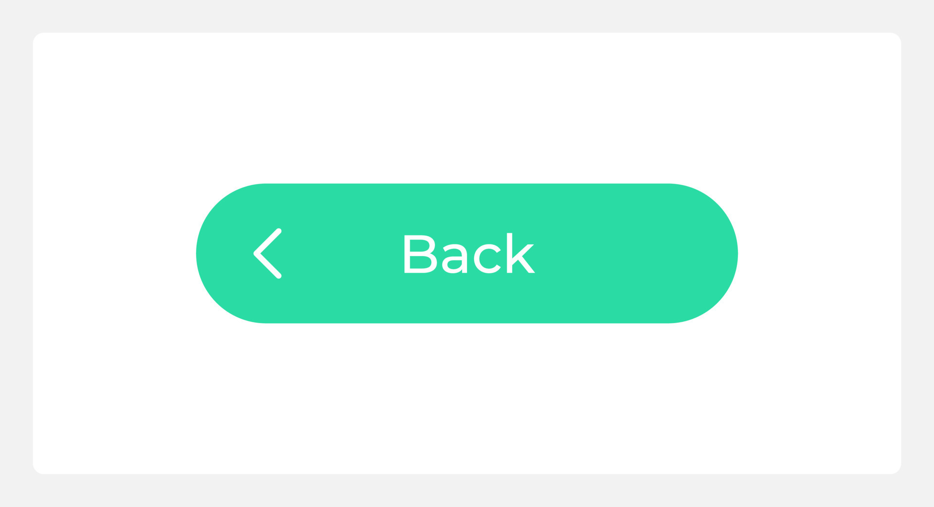 Active back button UI element template. Editable isolated vector ...