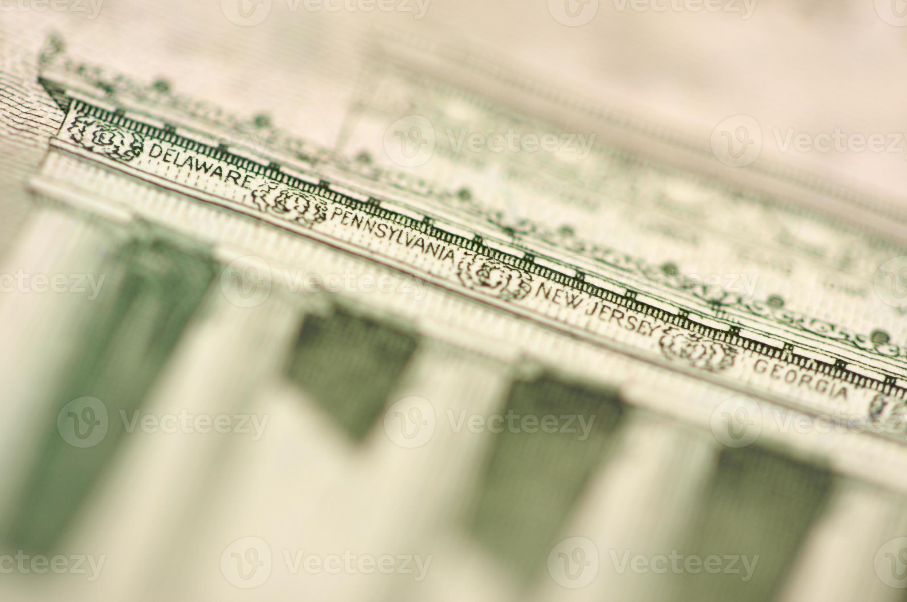 Macro of Five Dollar Bill Back 16295197 Stock Photo at Vecteezy