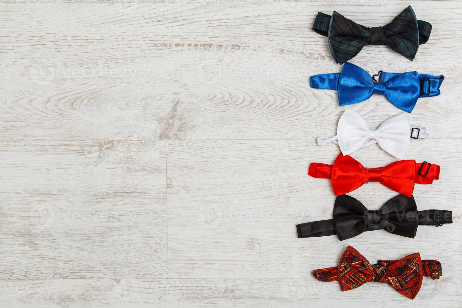 Different bow ties photo