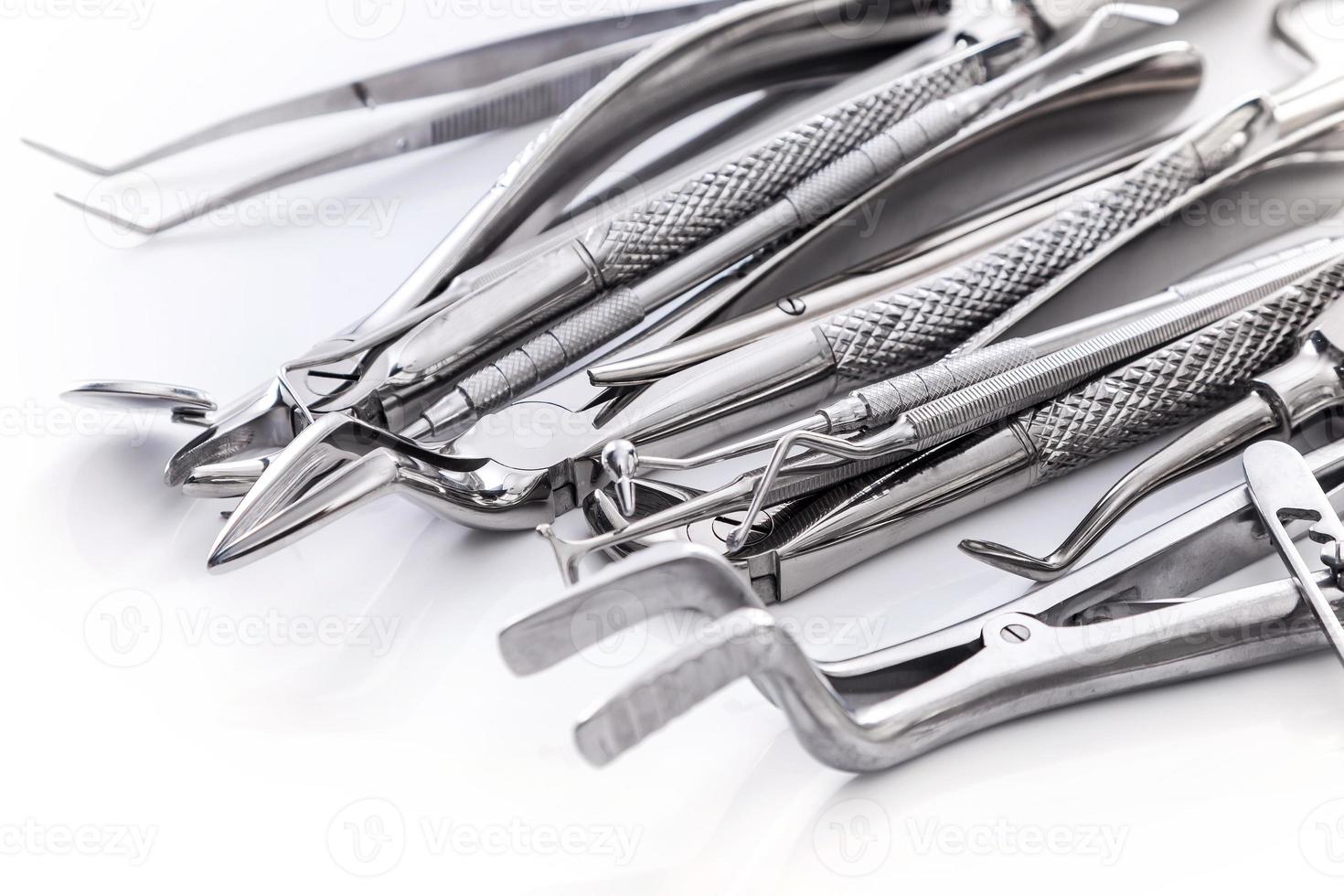 Dental tools close-up photo