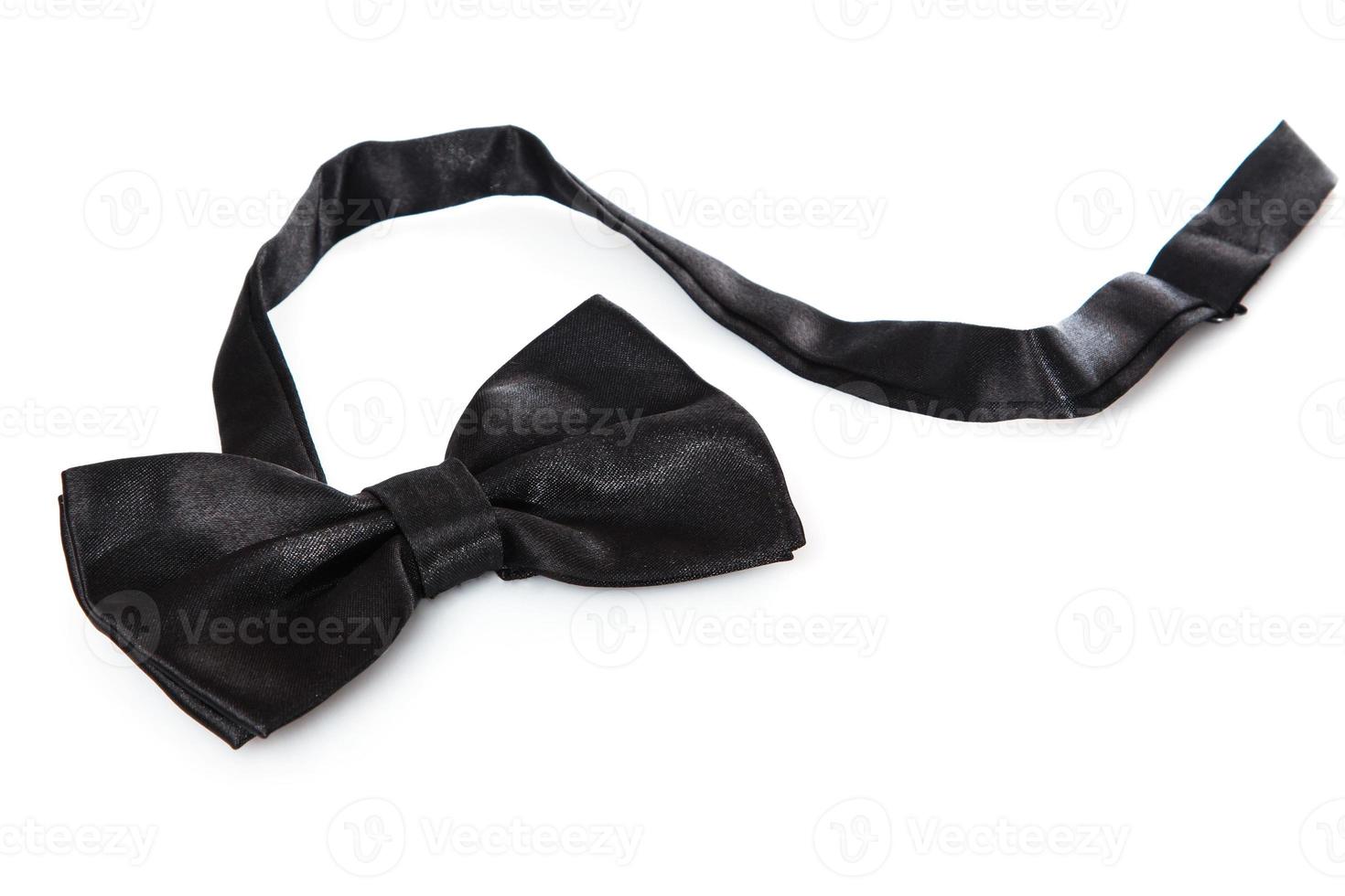 Black Bow tie photo