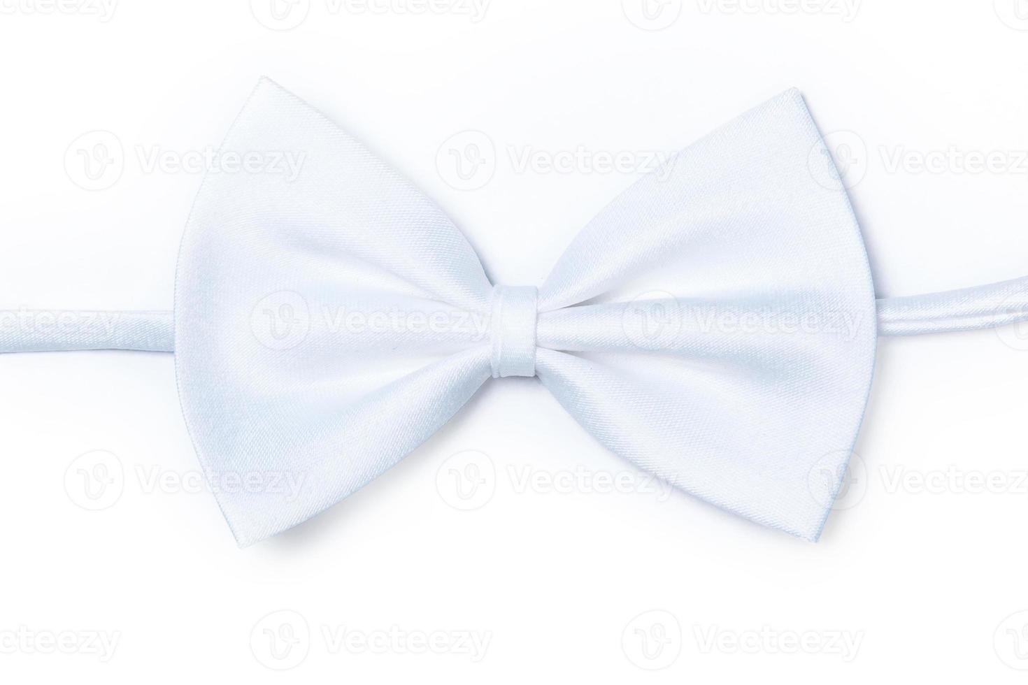 large white bow tie