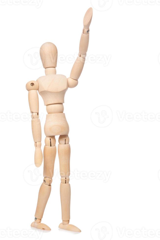 Small wooden dummy photo