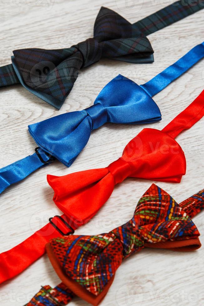 Different bow ties photo