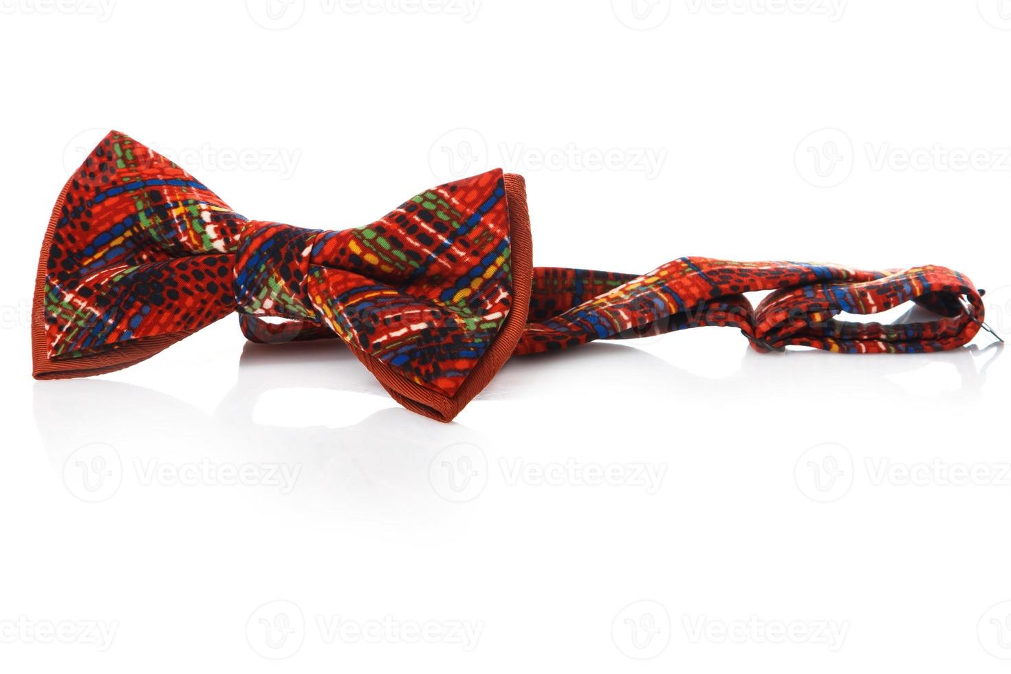 bow tie on white background photo