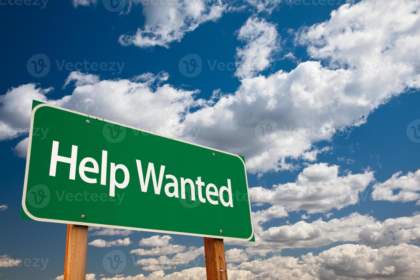 Help Wanted Green Road Sign photo