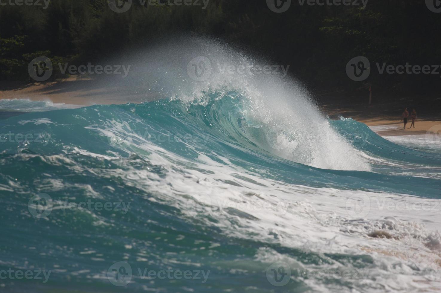 Dramatic Shorebreak Wave photo