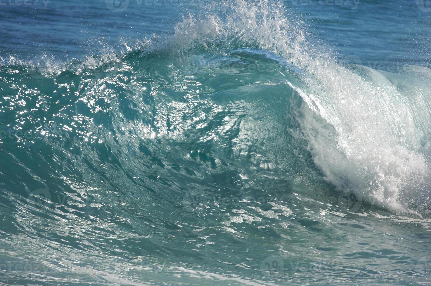 Dramatic Shorebreak Wave photo