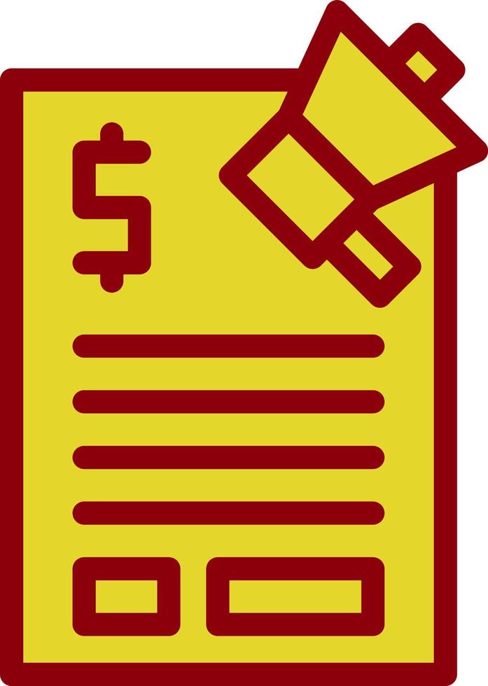 Marketing Budget Vector Icon Design