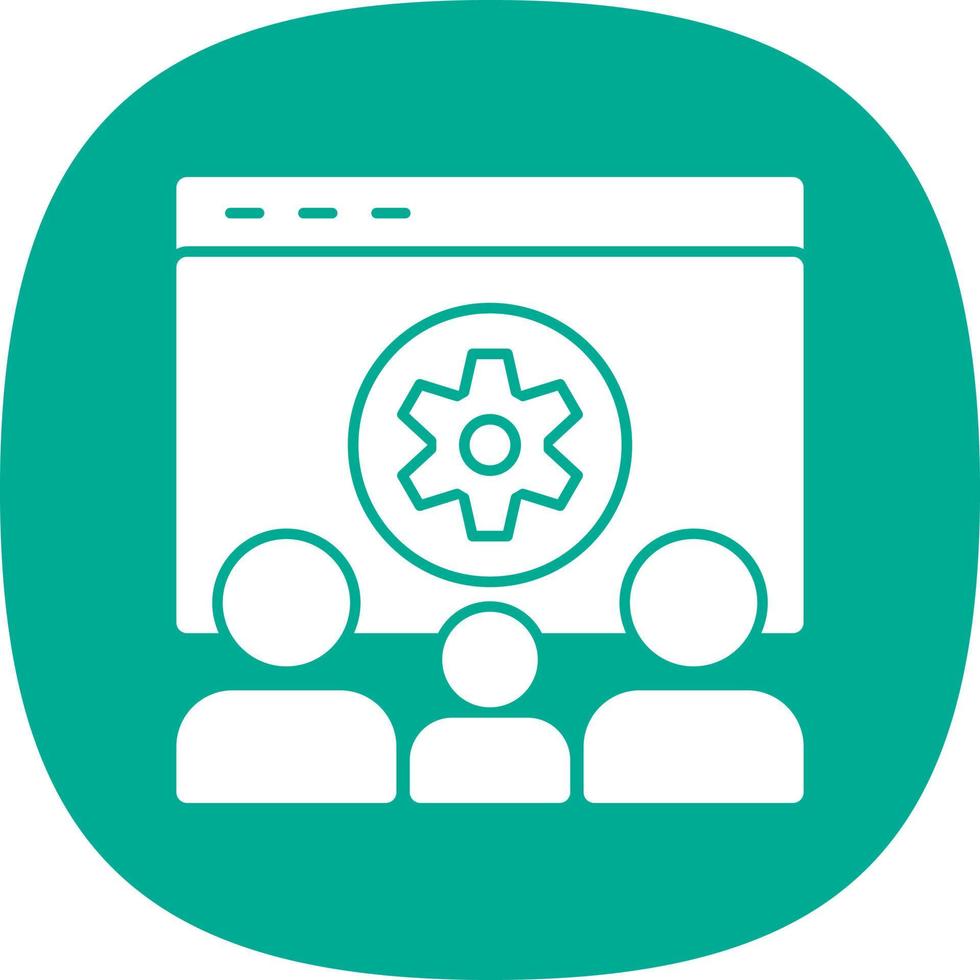 Community Management Service Vector Icon Design