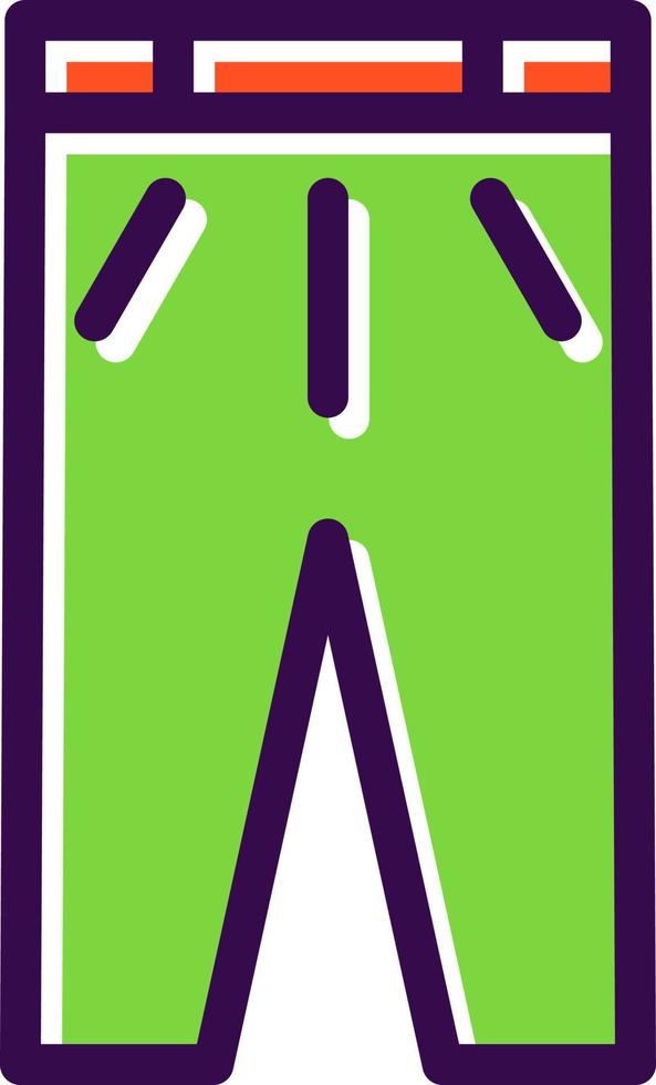 Pants Vector Icon Design