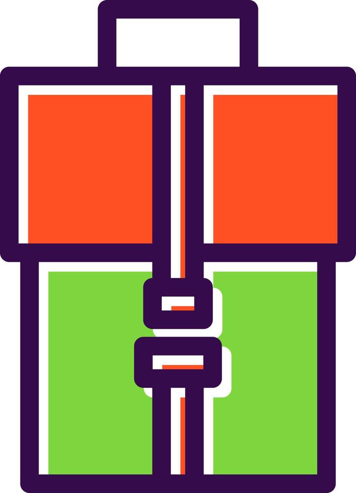Backpack Vector Icon Design