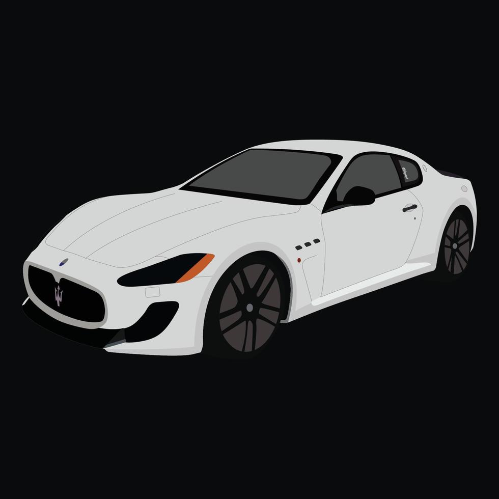 Maserati GTMC Stradale vector