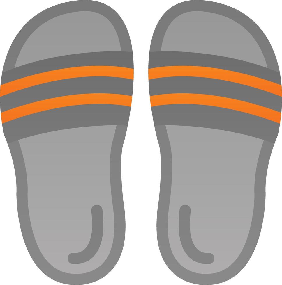 Flip Flop Vector Icon Design