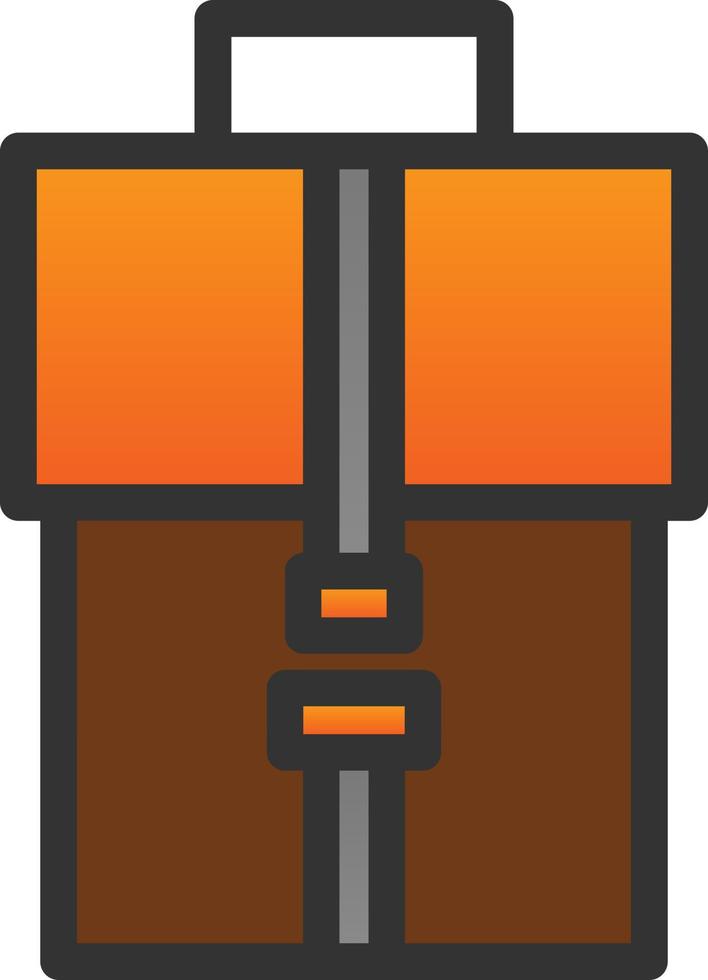 Backpack Vector Icon Design