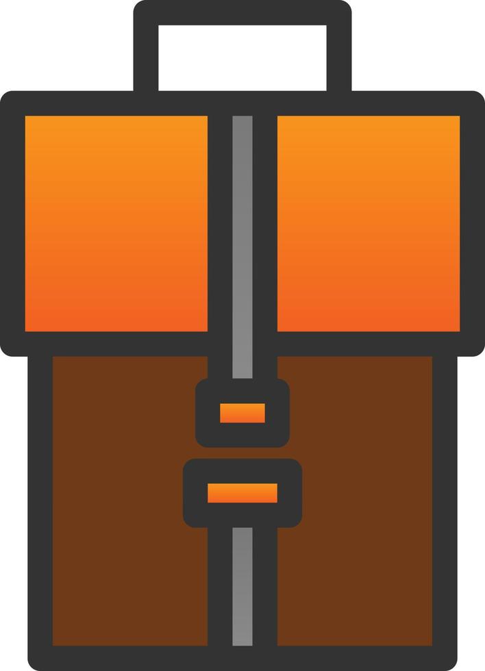 Backpack Vector Icon Design