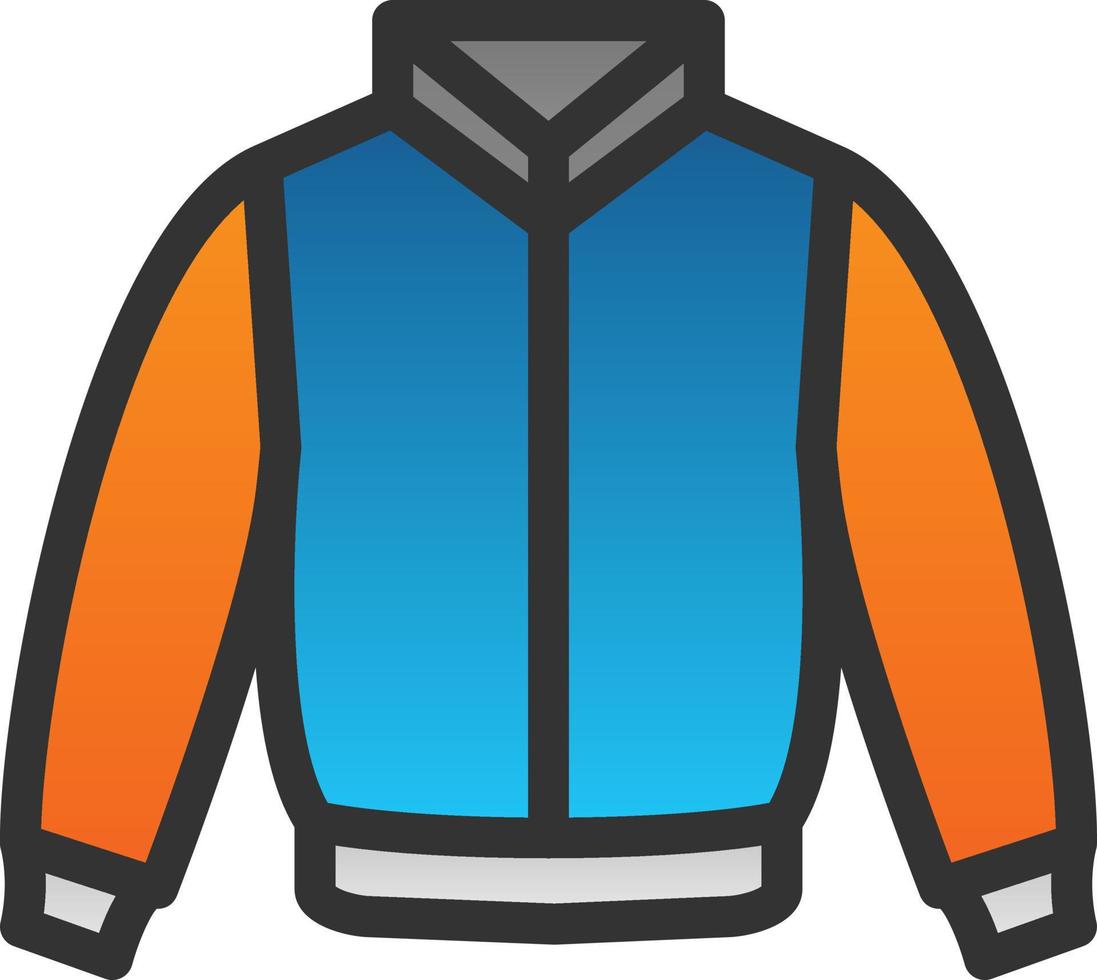 Varsity Jacket Vector Icon Design