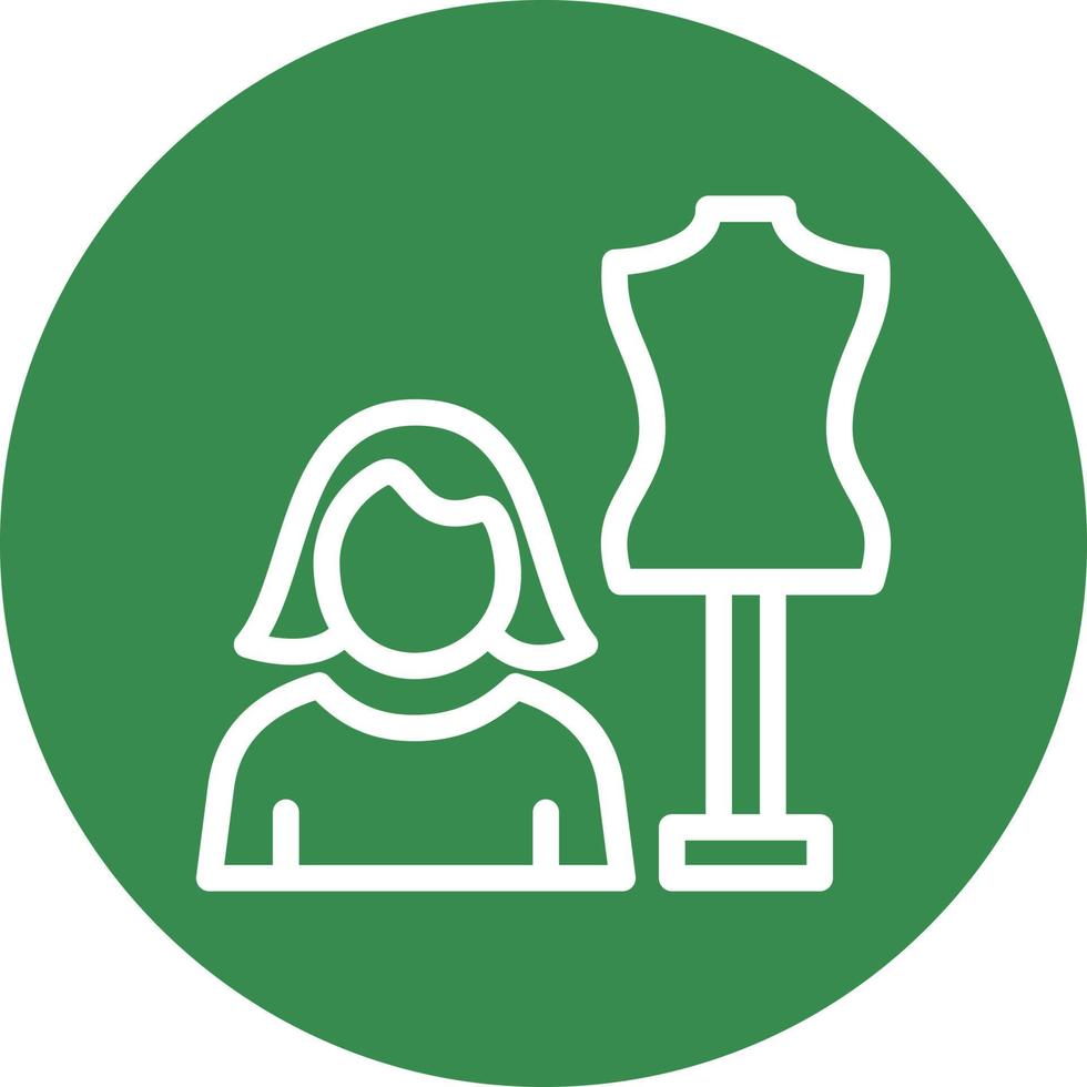 diseño de icono de vector de diseñador de moda