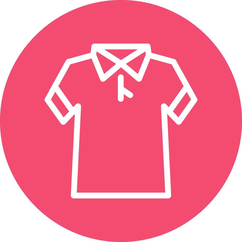 Polo Shirt Vector Icon Design
