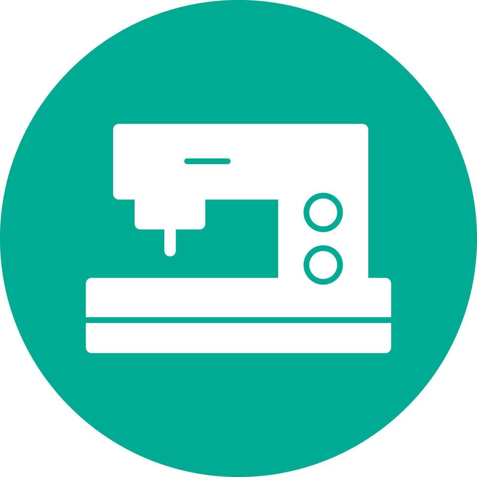 Sewing Machine Vector Icon Design