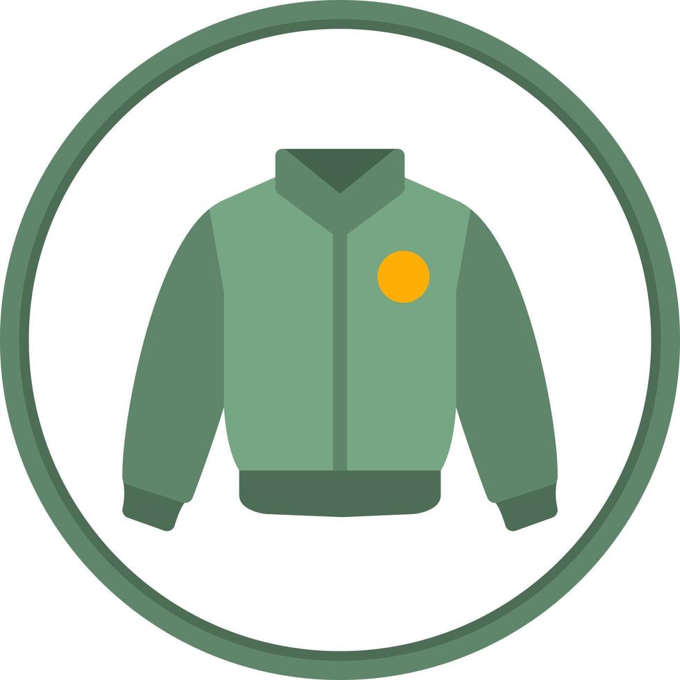 Varsity Jacket Vector Icon Design