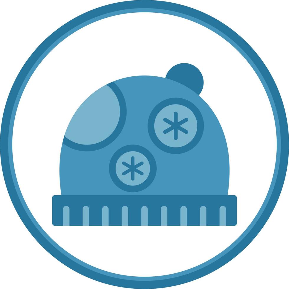 diseño de icono de vector de gorro