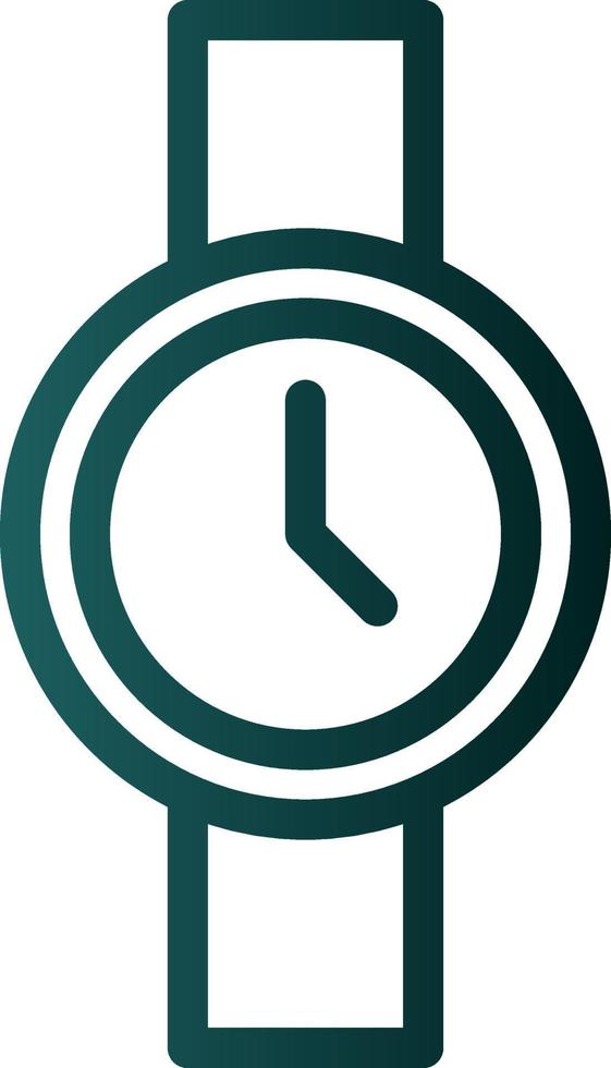Wristwatch Vector Icon Design