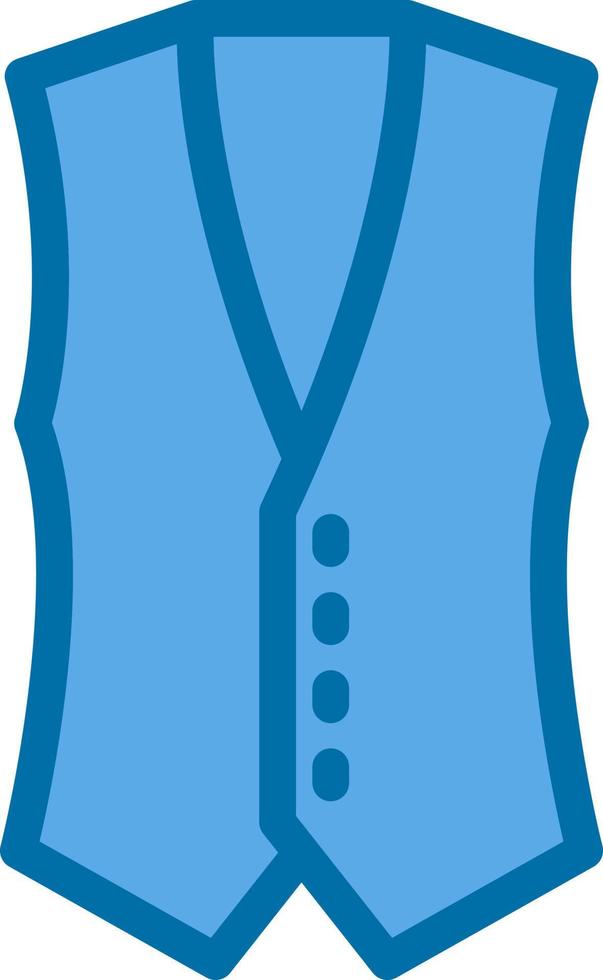 Coat Vest Vector Icon Design
