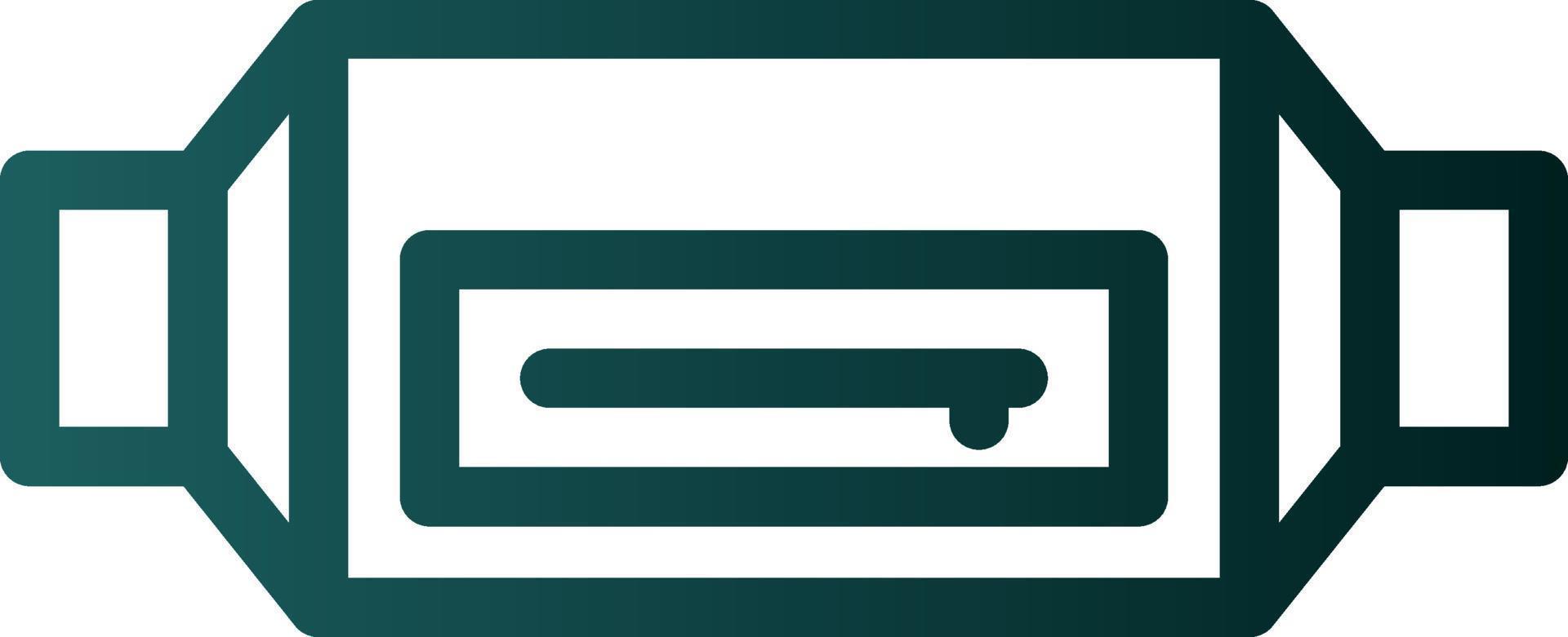 Waist Bag Vector Icon Design