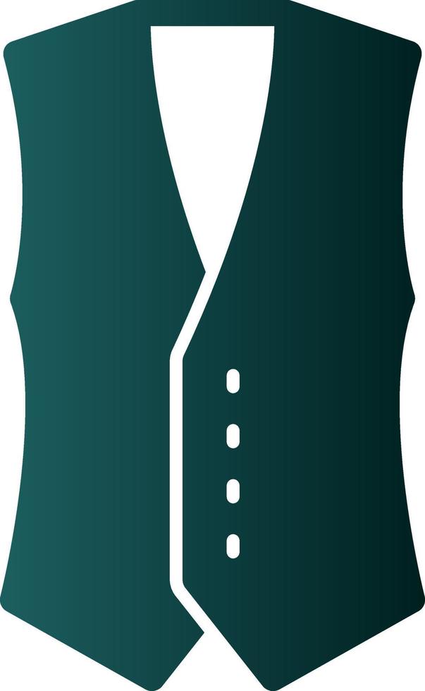 Coat Vest Vector Icon Design