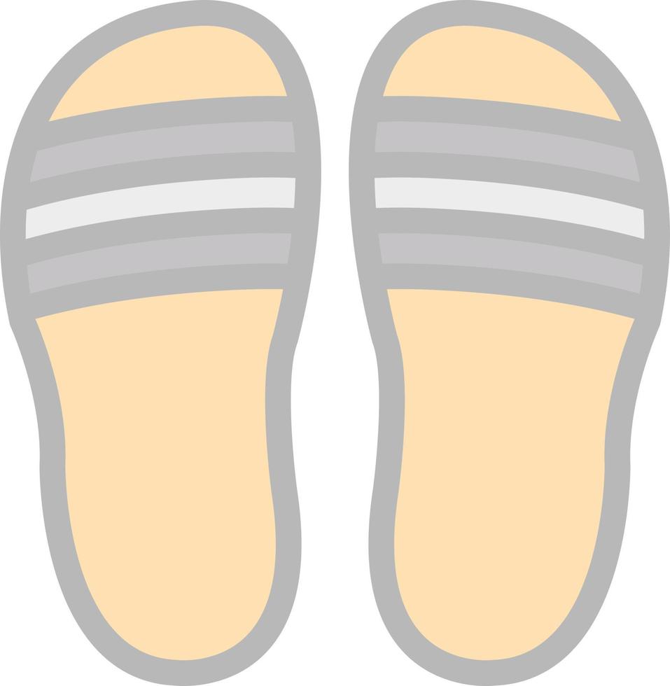 Flip Flop Vector Icon Design
