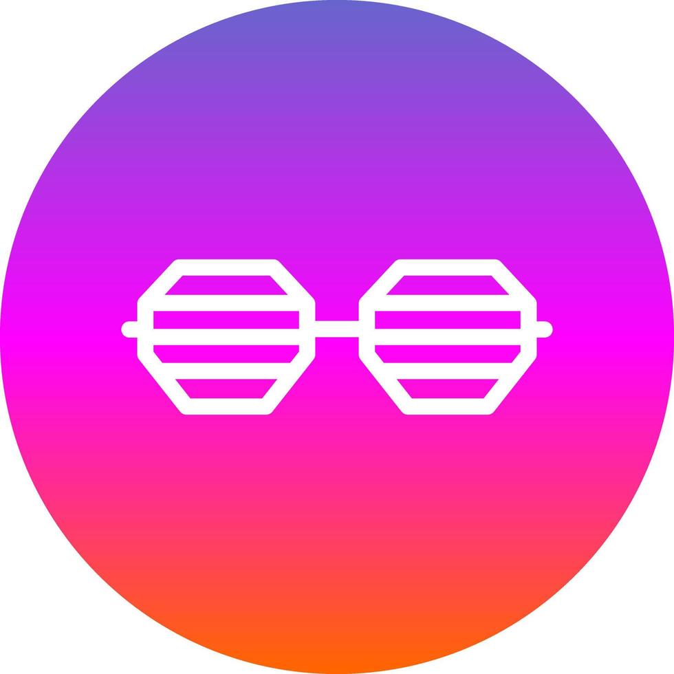 diseño de icono de vector de gafas de fiesta