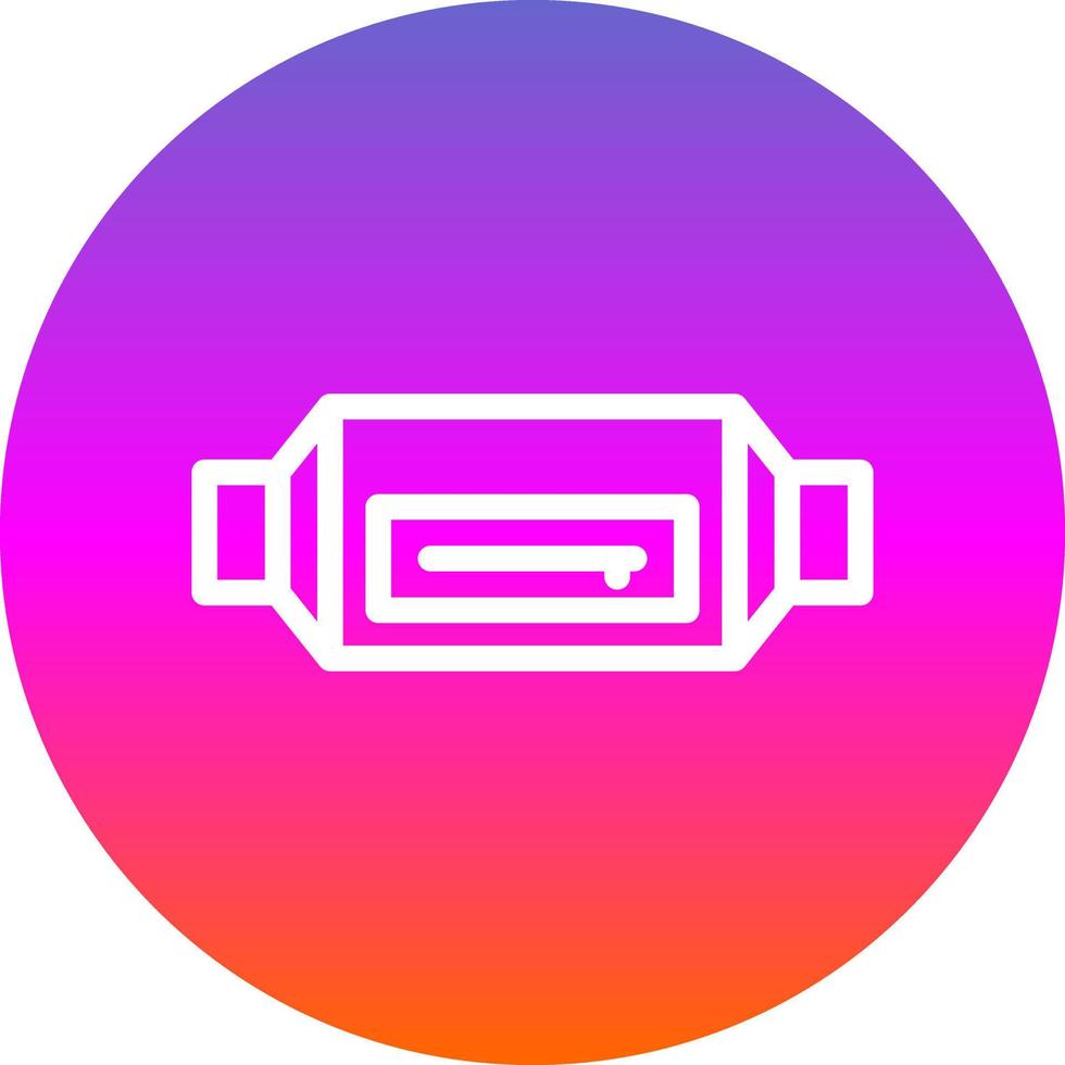 Waist Bag Vector Icon Design