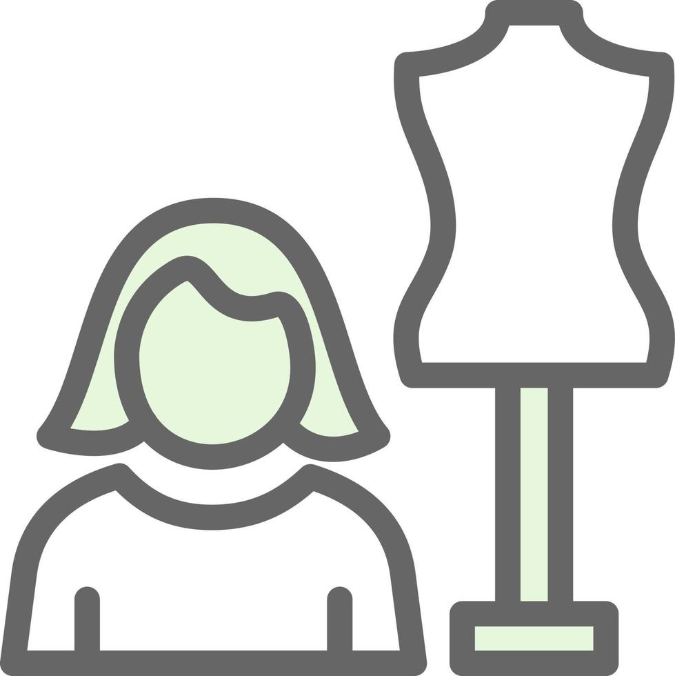 diseño de icono de vector de diseñador de moda