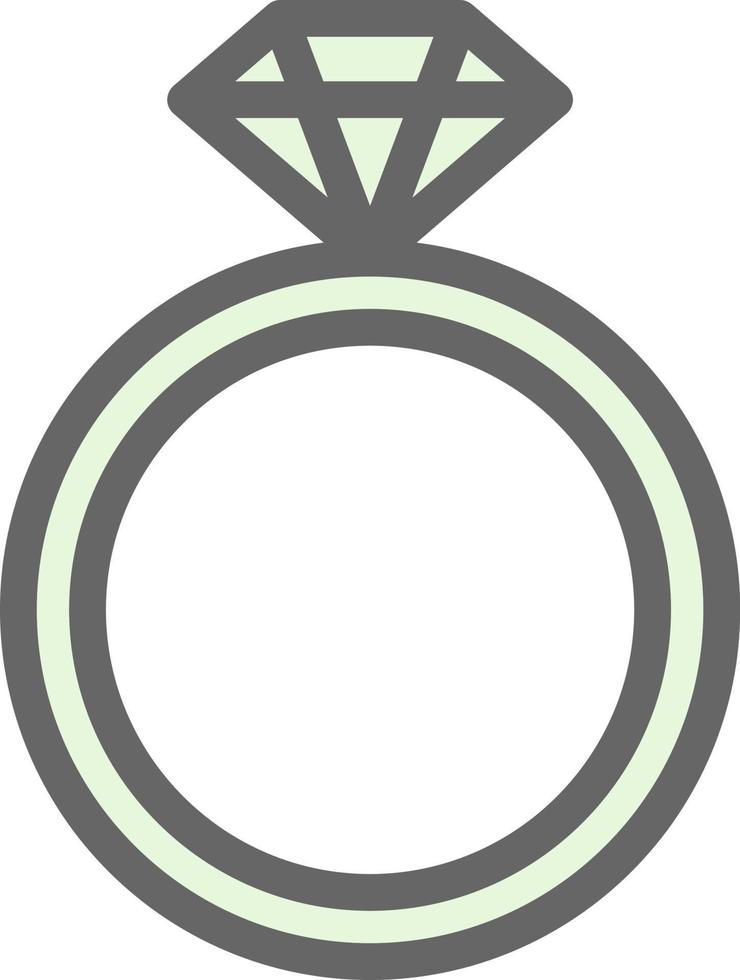 Diamond Ring Vector Icon Design