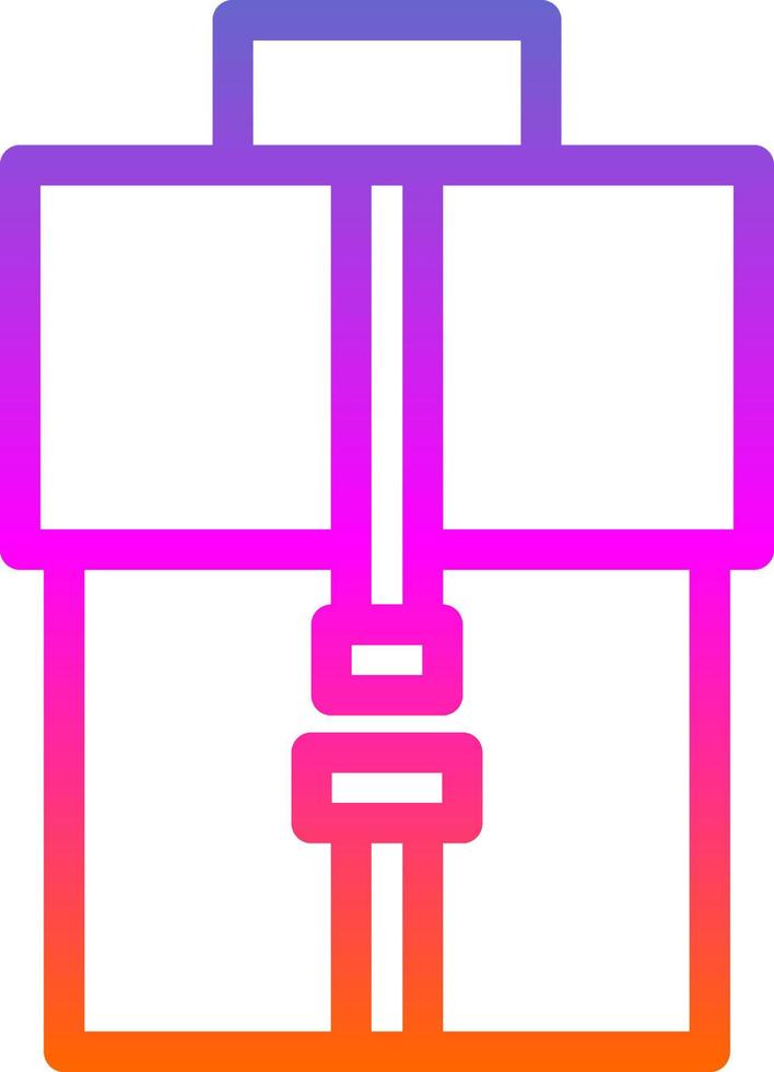 Backpack Vector Icon Design
