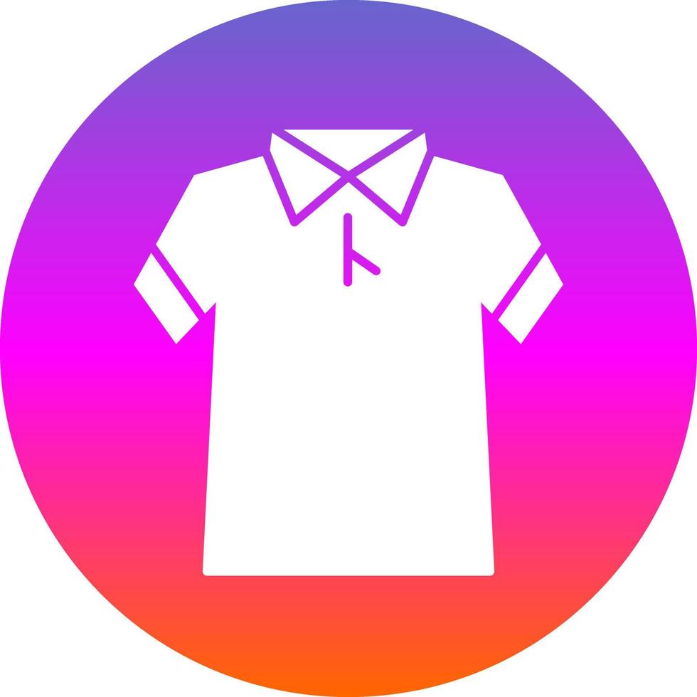 Polo Shirt Vector Icon Design