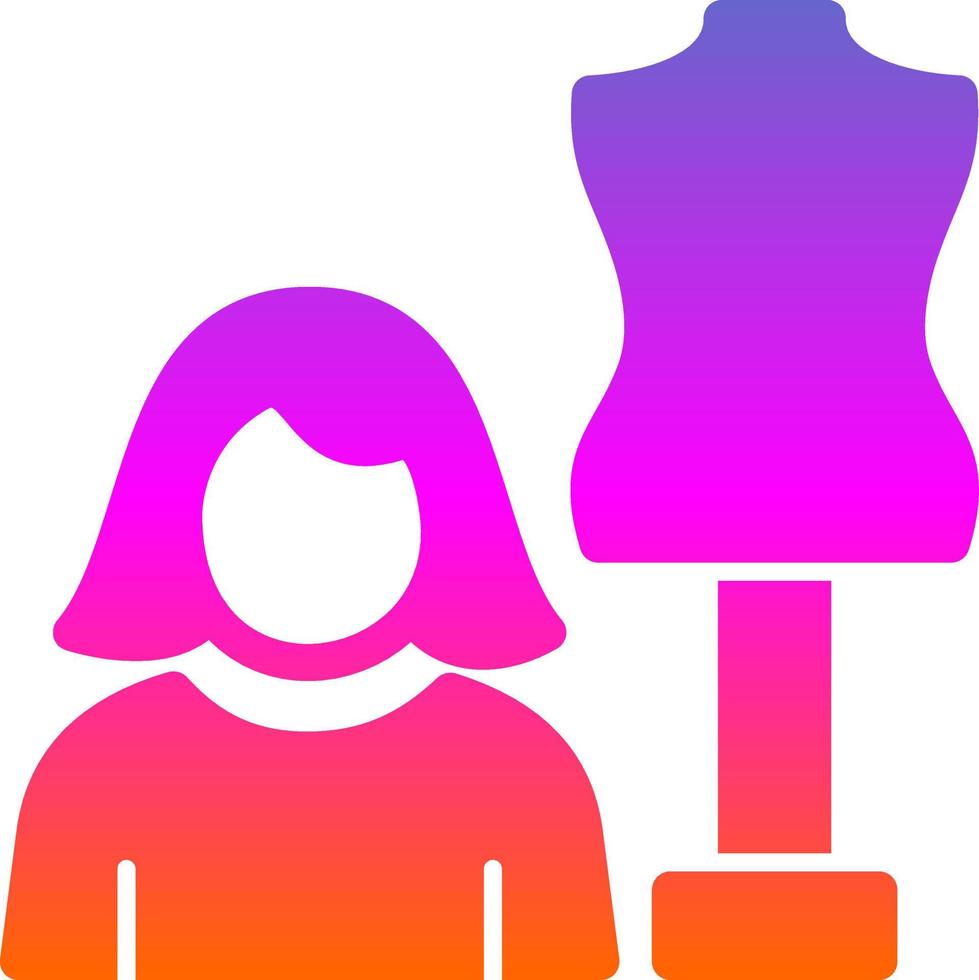 diseño de icono de vector de diseñador de moda