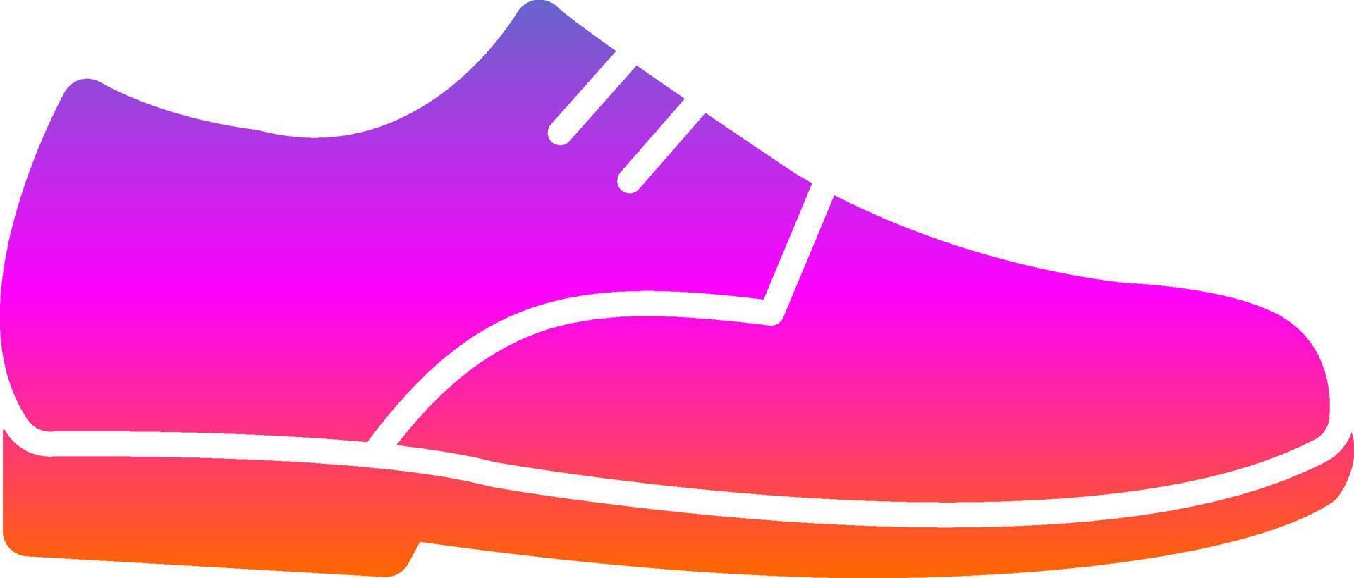 diseño de icono de vector de zapatos casuales