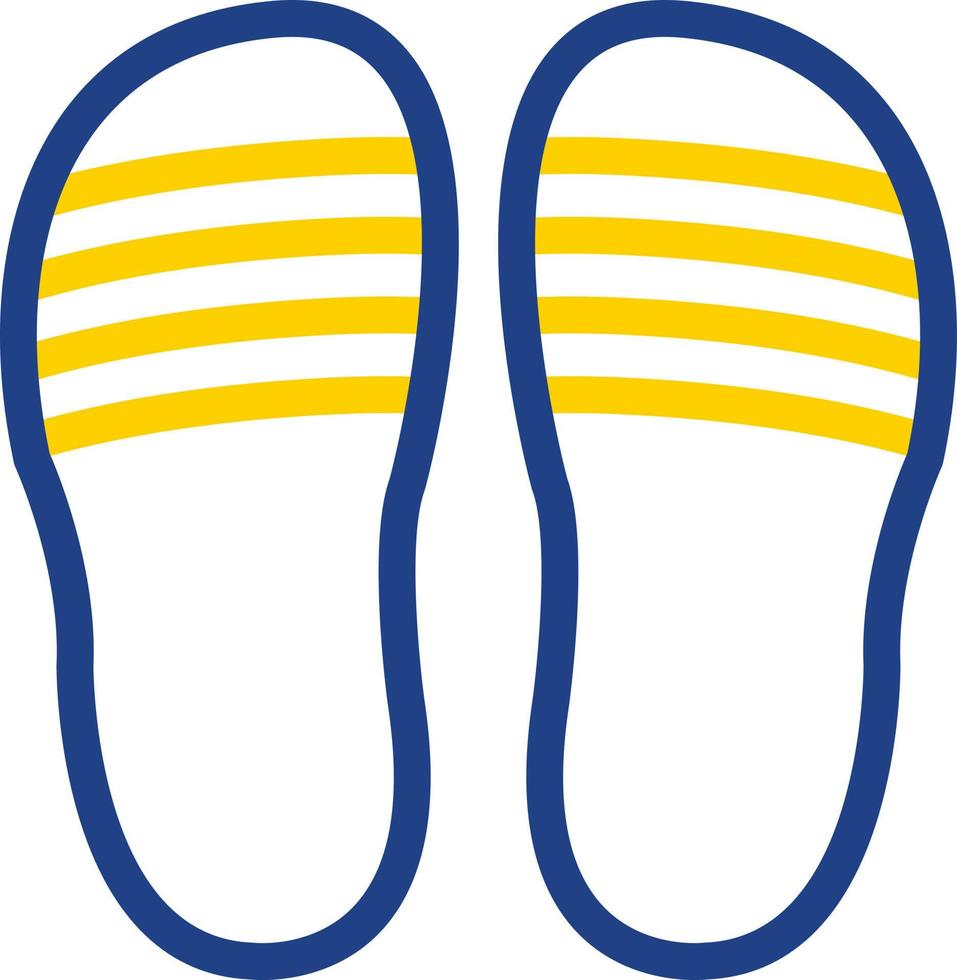 Flip Flop Vector Icon Design