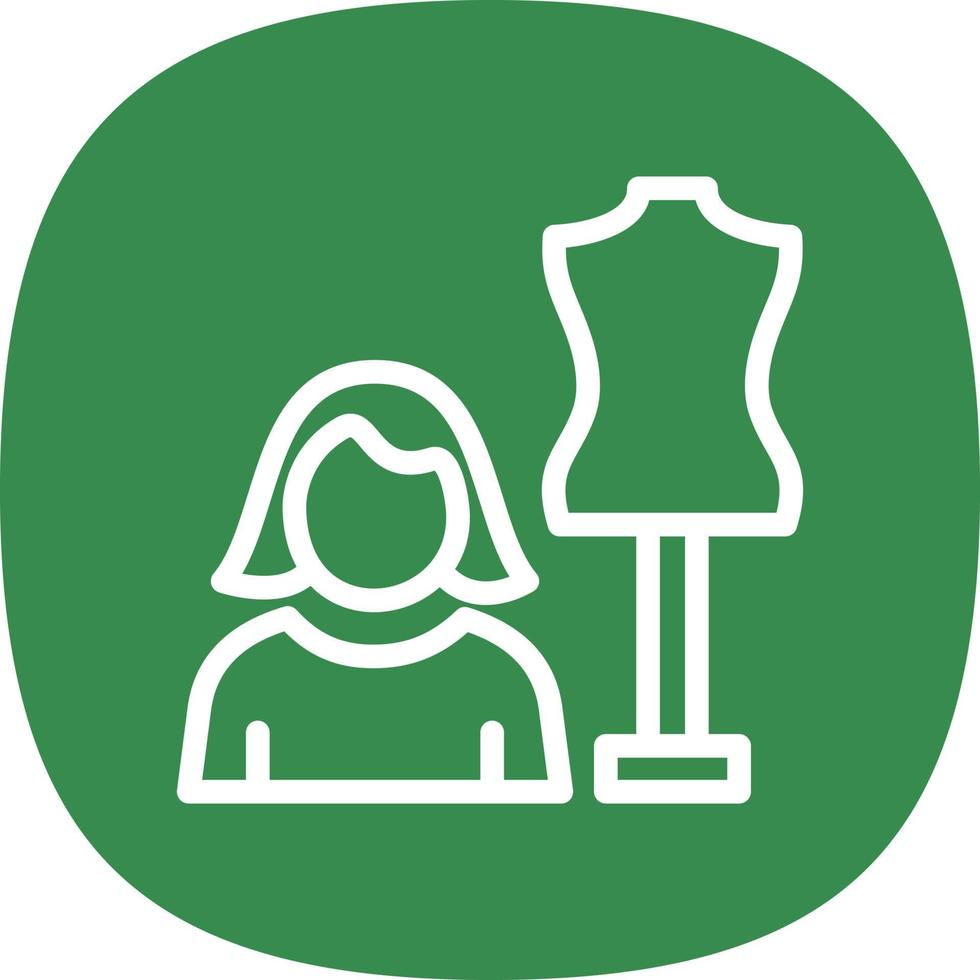 Fashion Designer Vector Icon Design