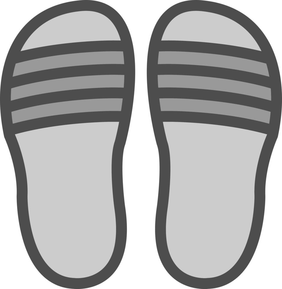 Flip Flop Vector Icon Design