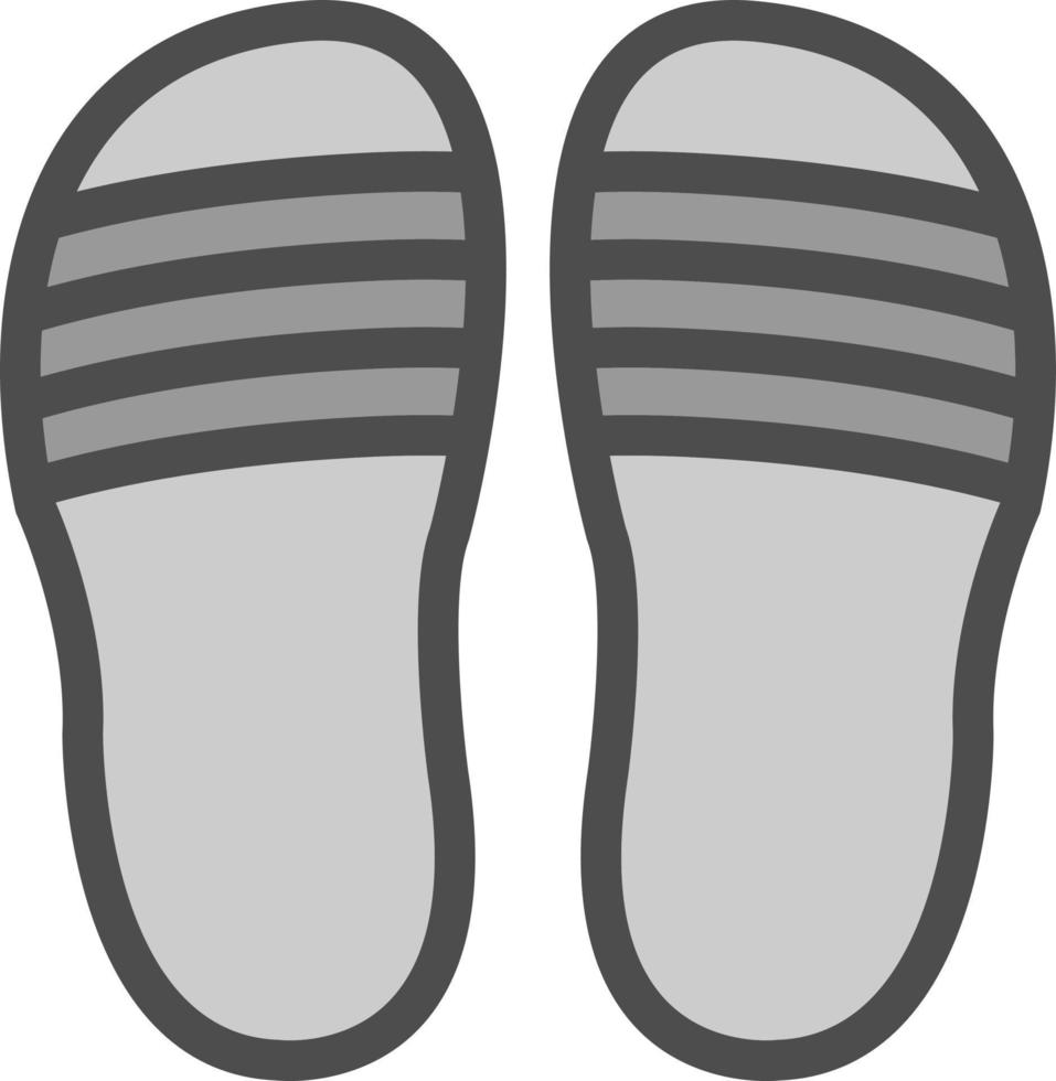 Flip Flop Vector Icon Design