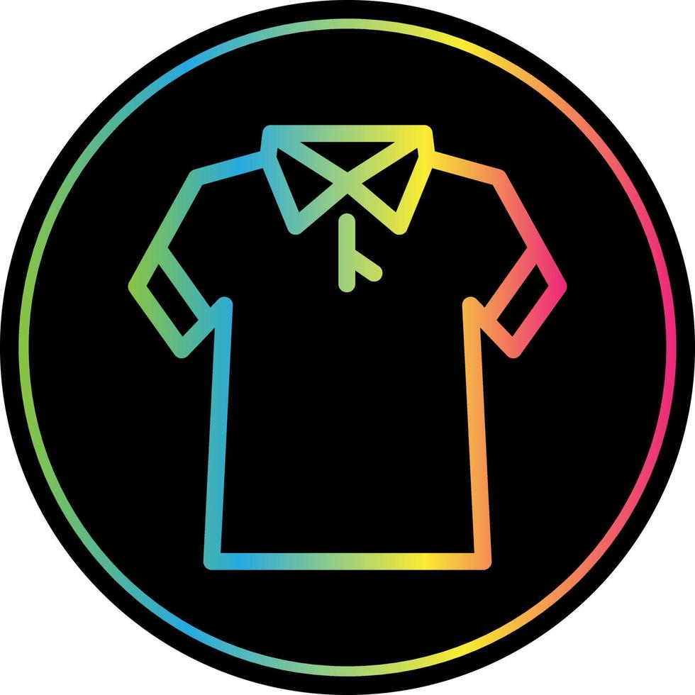 Polo Shirt Vector Icon Design